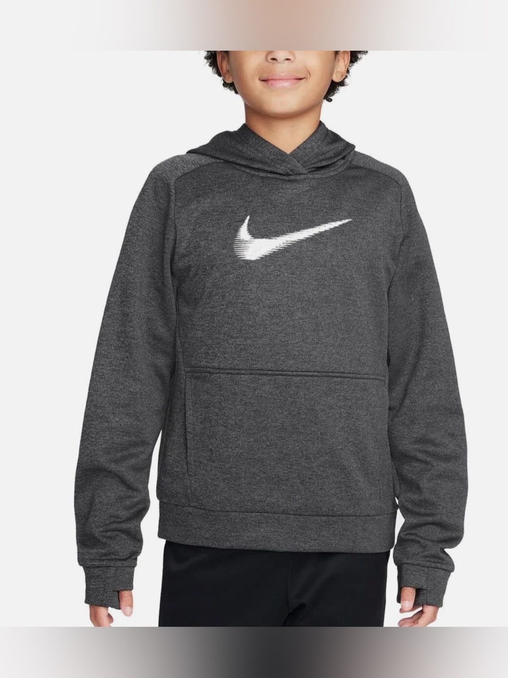 NikeTherma-FIT Pullover Hoodie Grey Medium NWT